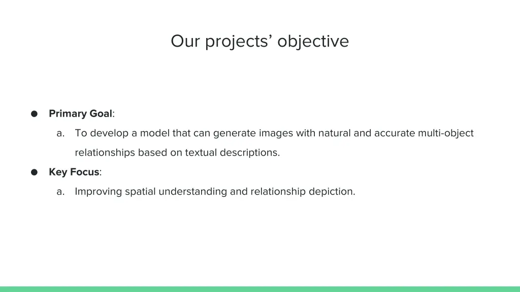our projects objective