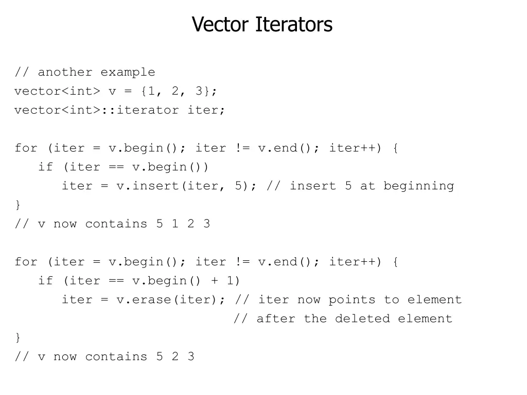 vector iterators 1