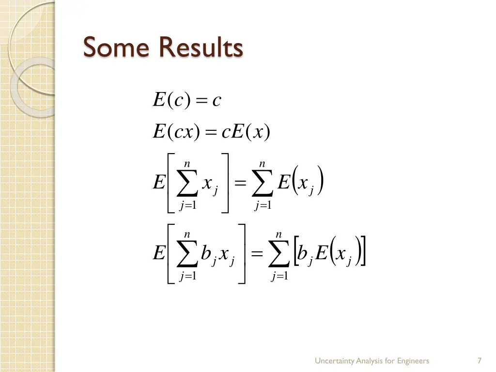 some results