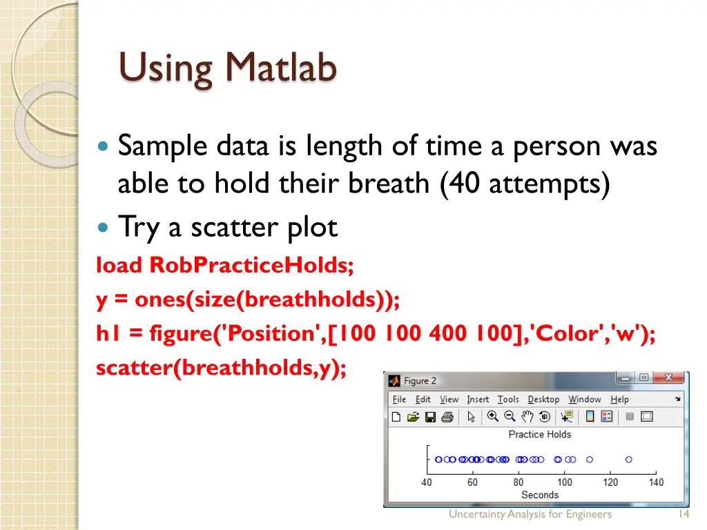 using matlab