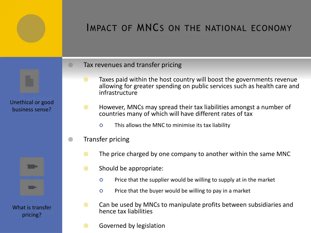 i mpact of mnc s on the national economy 3