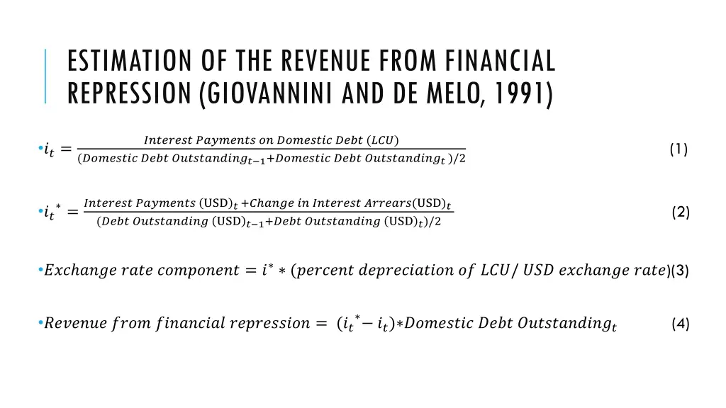 estimation of the revenue from financial 1