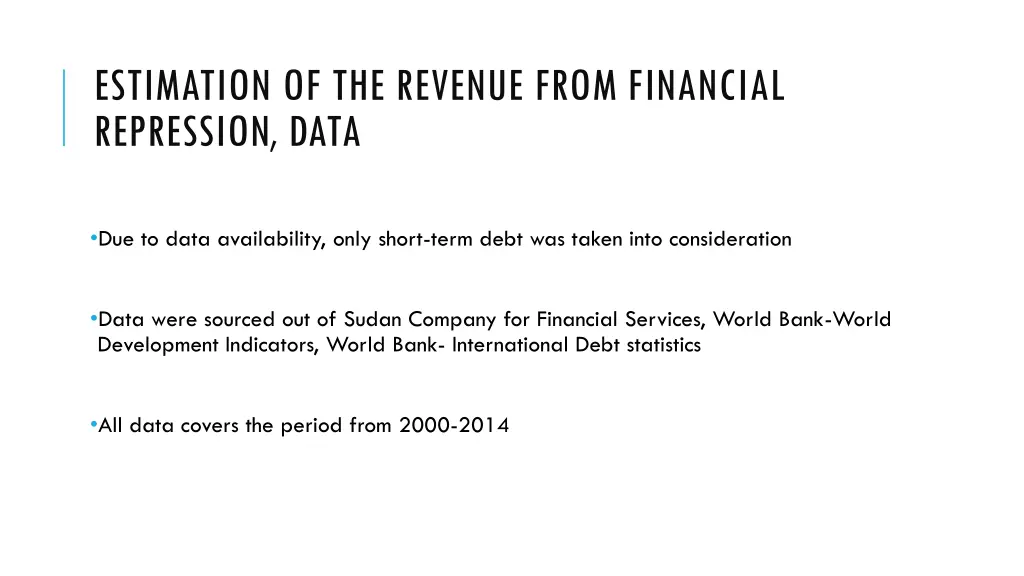 estimation of the revenue from financial 2