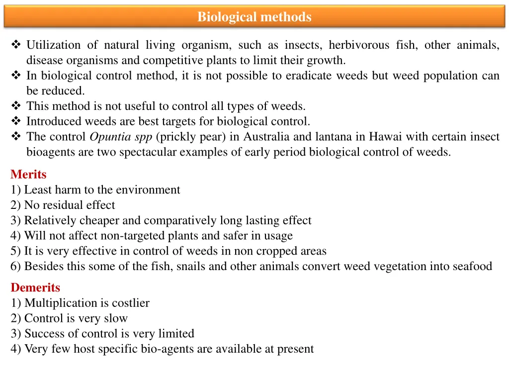 biological methods