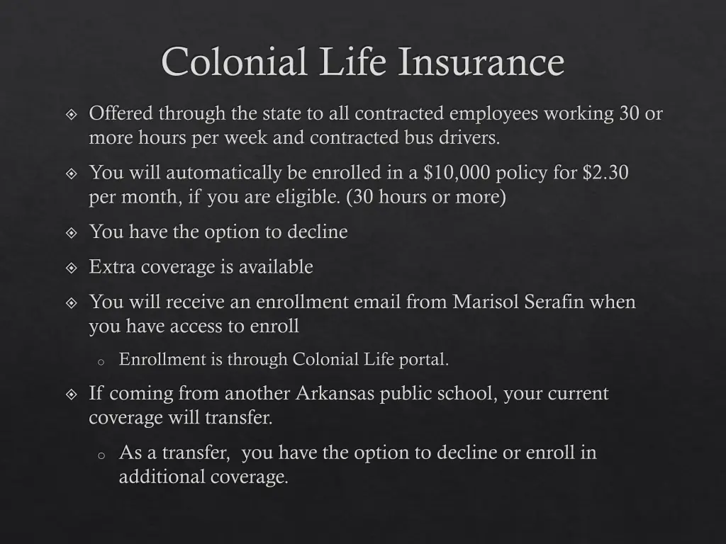 colonial life insurance