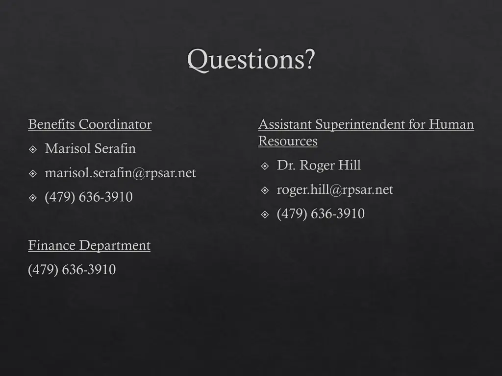 questions