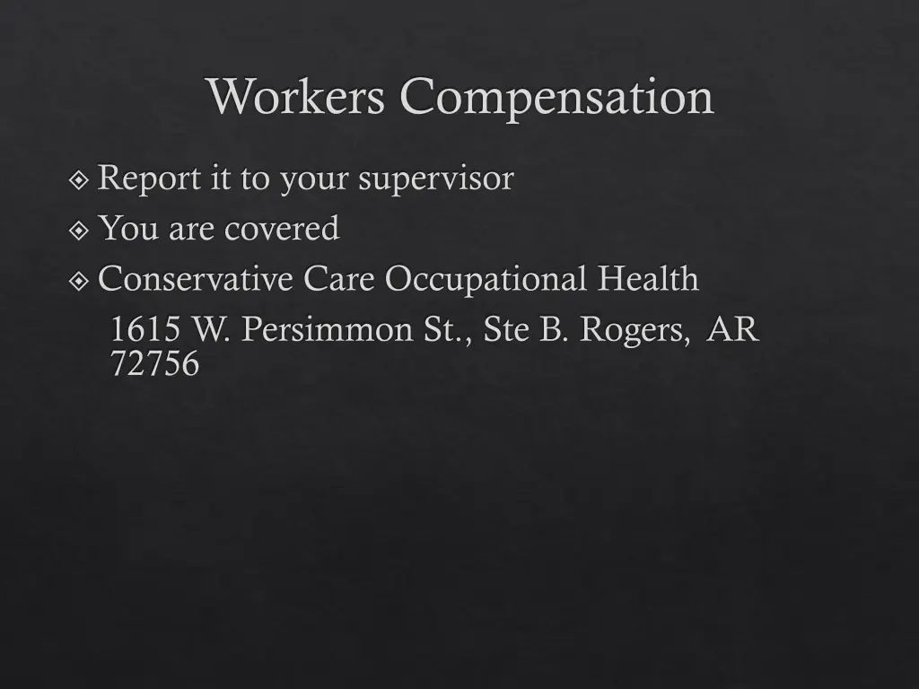 workers compensation
