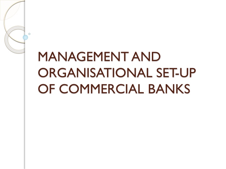 management and organisational