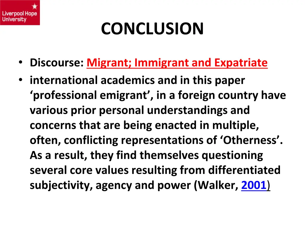conclusion
