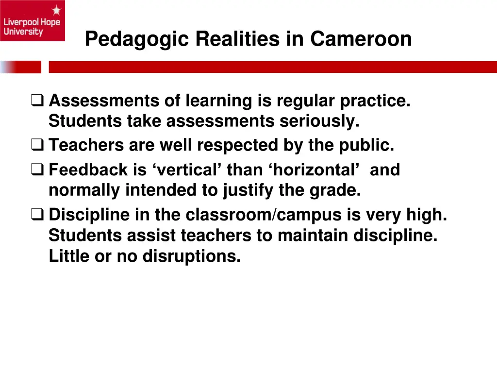pedagogic realities in cameroon 1