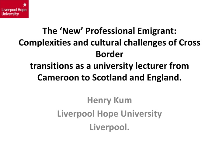 the new professional emigrant complexities