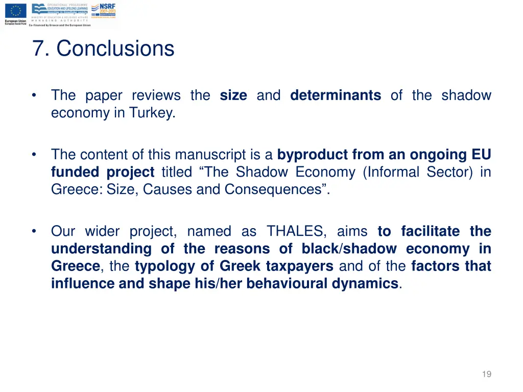 7 conclusions