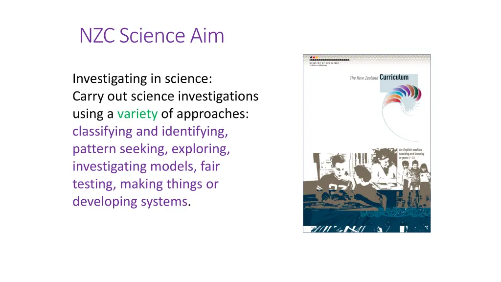 nzc science aim