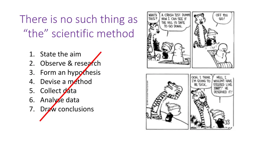there is no such thing as the scientific method