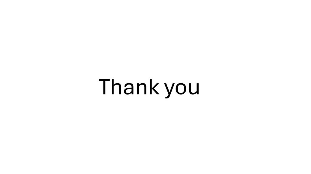 thank you