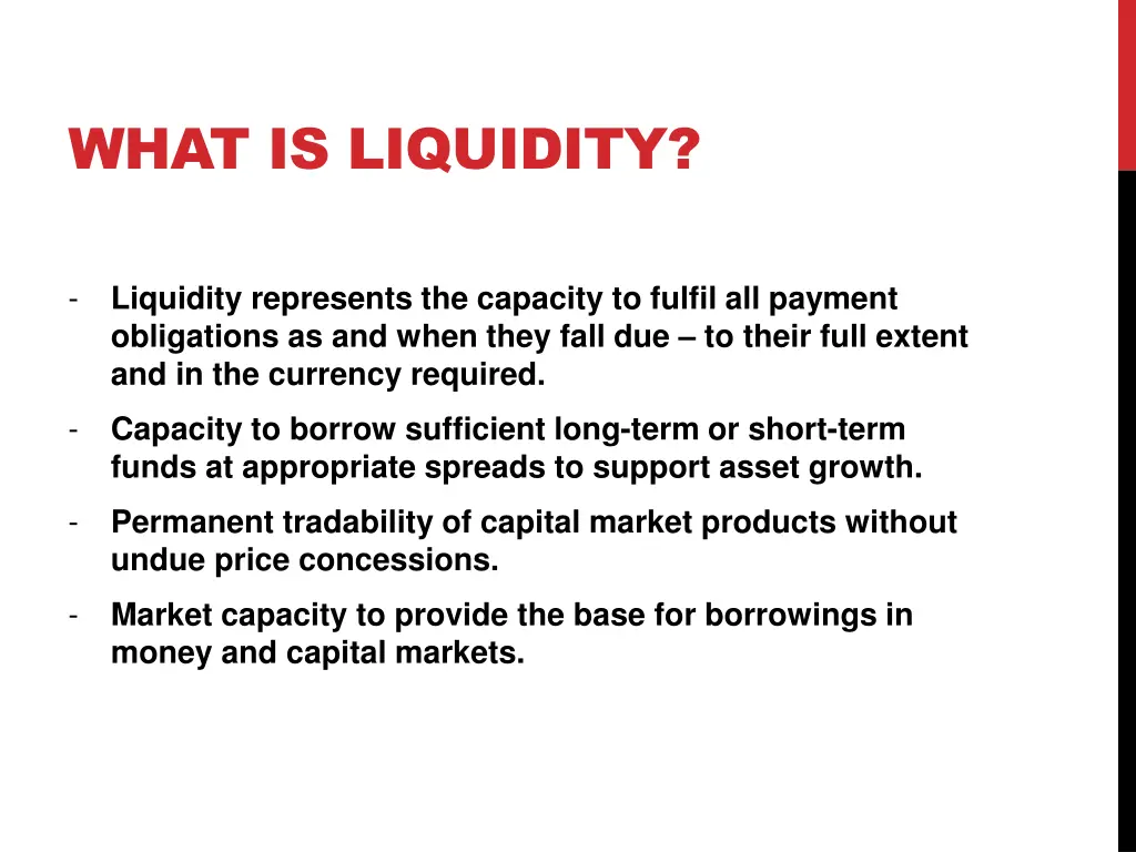 what is liquidity