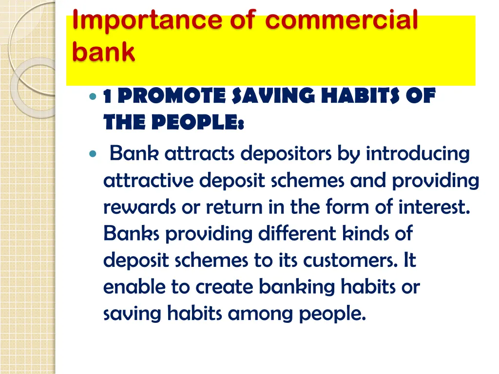 importance of commercial bank