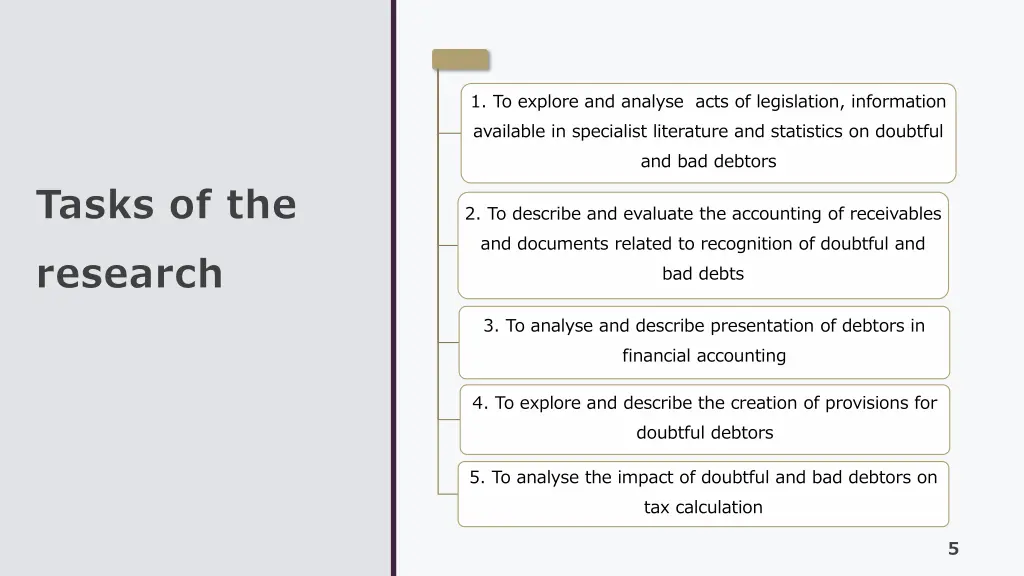 1 to explore and analyse acts of legislation