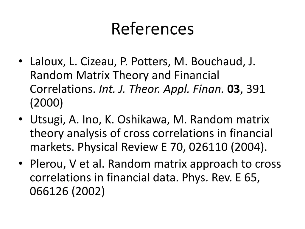 references