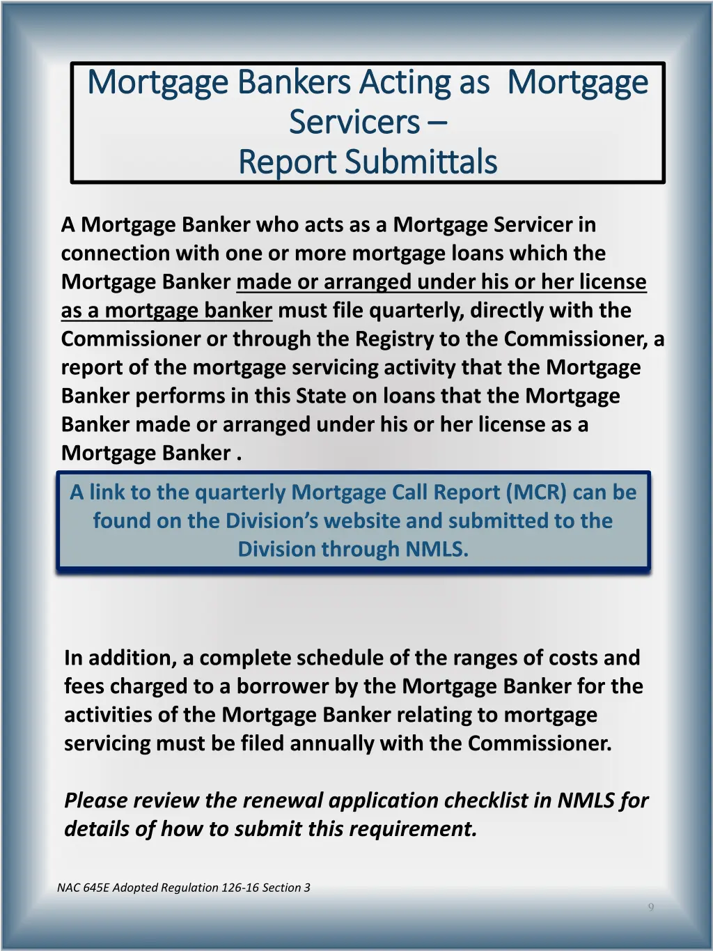 mortgage bankers acting as mortgage mortgage