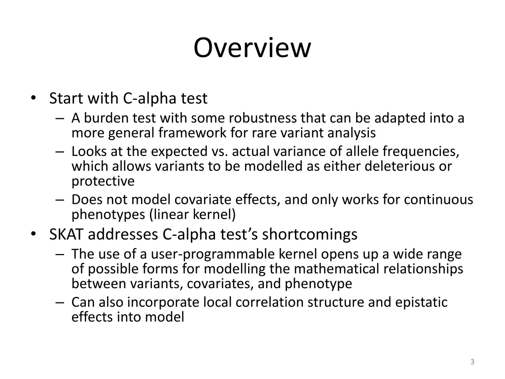 overview 1