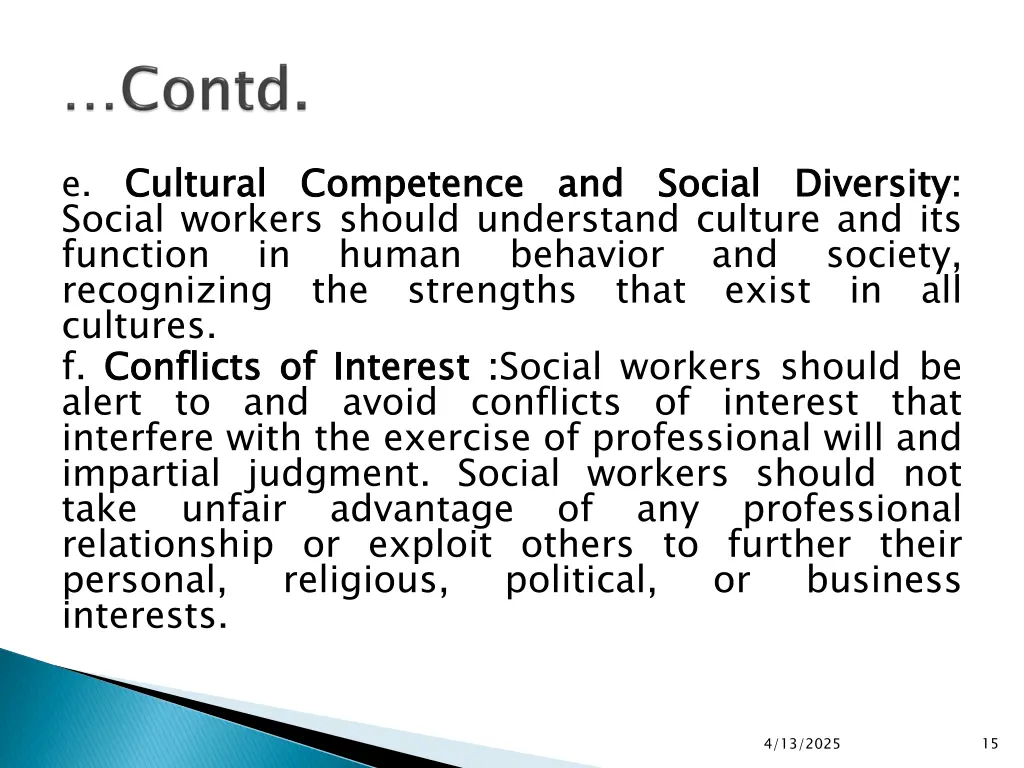 e cultural social workers should understand