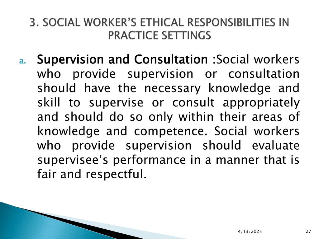 supervision who provide supervision