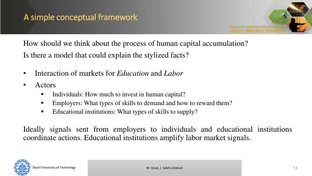 a simple conceptual framework a simple conceptual