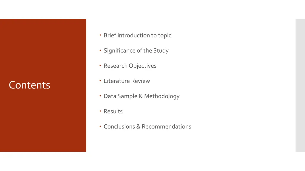 brief introduction to topic