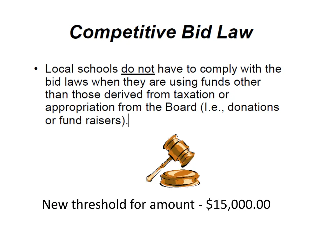 new threshold for amount 15 000 00