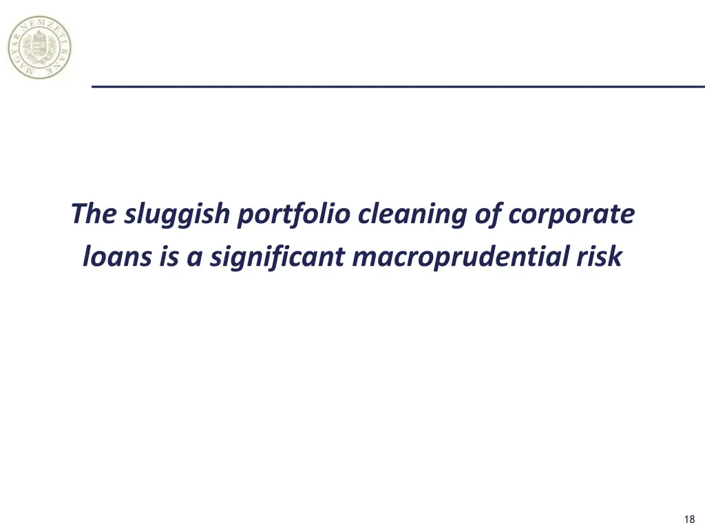 the sluggish portfolio cleaning of corporate