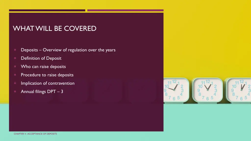 what will be covered