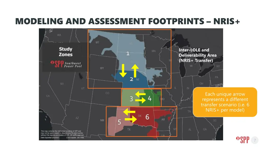 modeling and assessment footprints nris