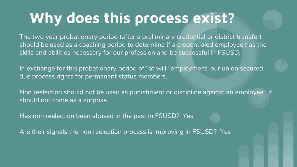 why does this process exist