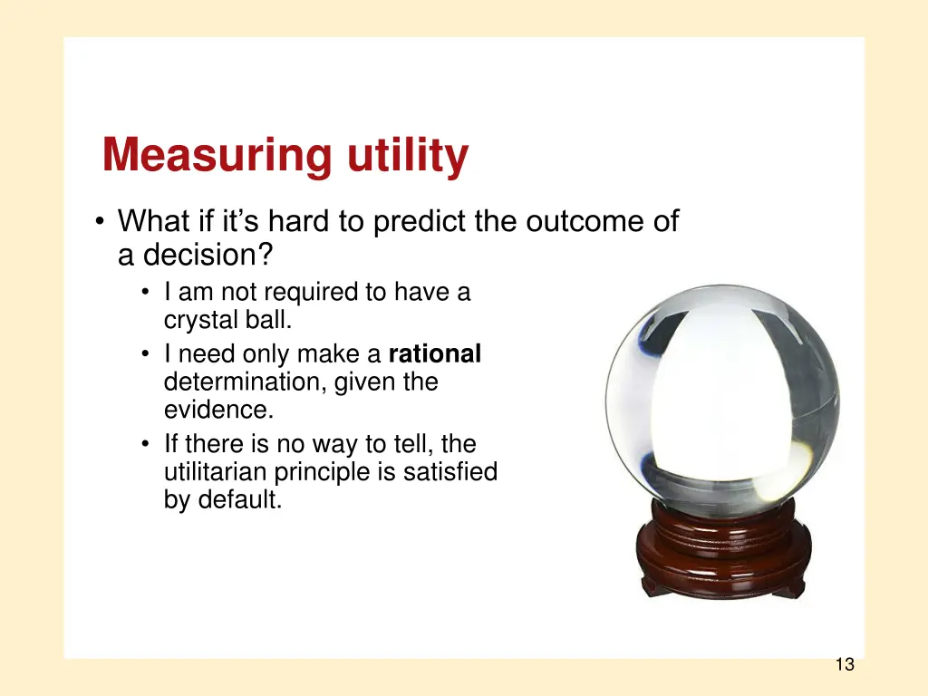 measuring utility