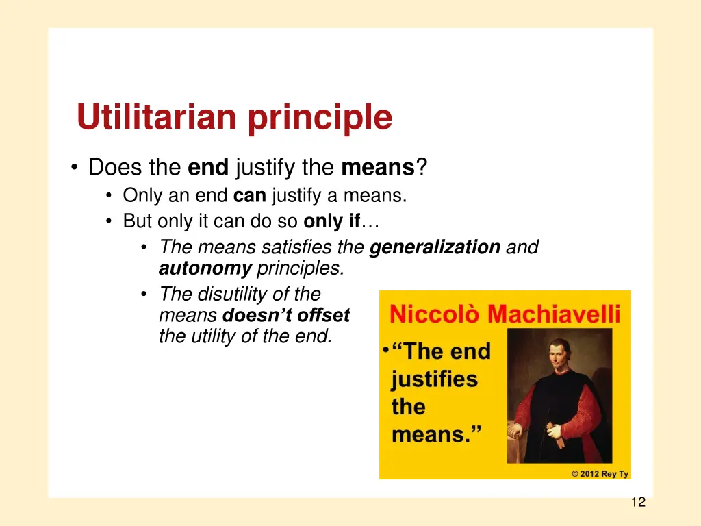 utilitarian principle 3