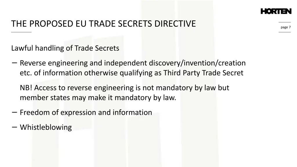 the proposed eu trade secrets directive 2