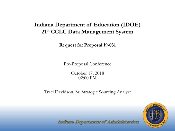 indiana department of education idoe 21 st cclc