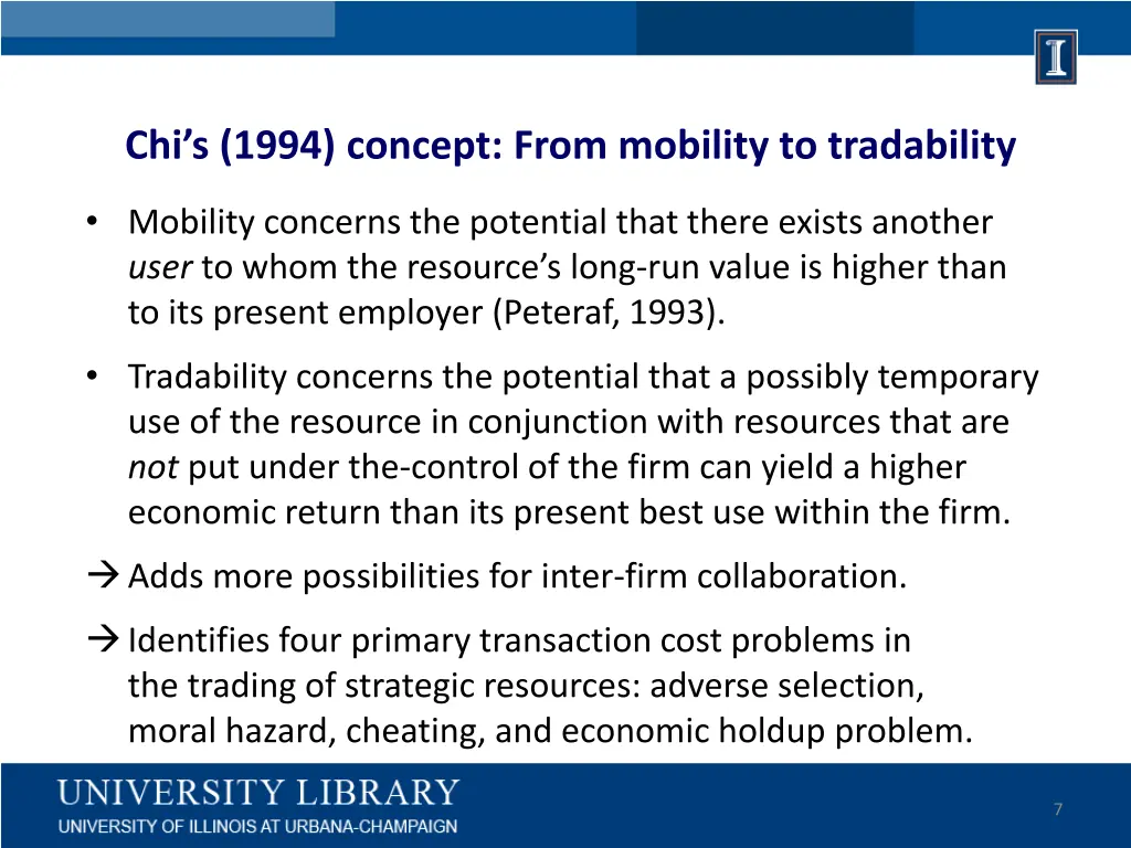 chi s 1994 concept from mobility to tradability