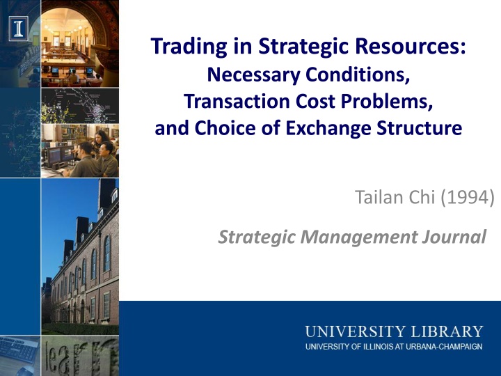 trading in strategic resources necessary
