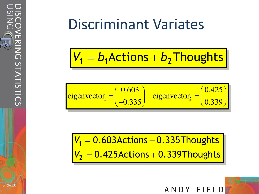 discriminant variates