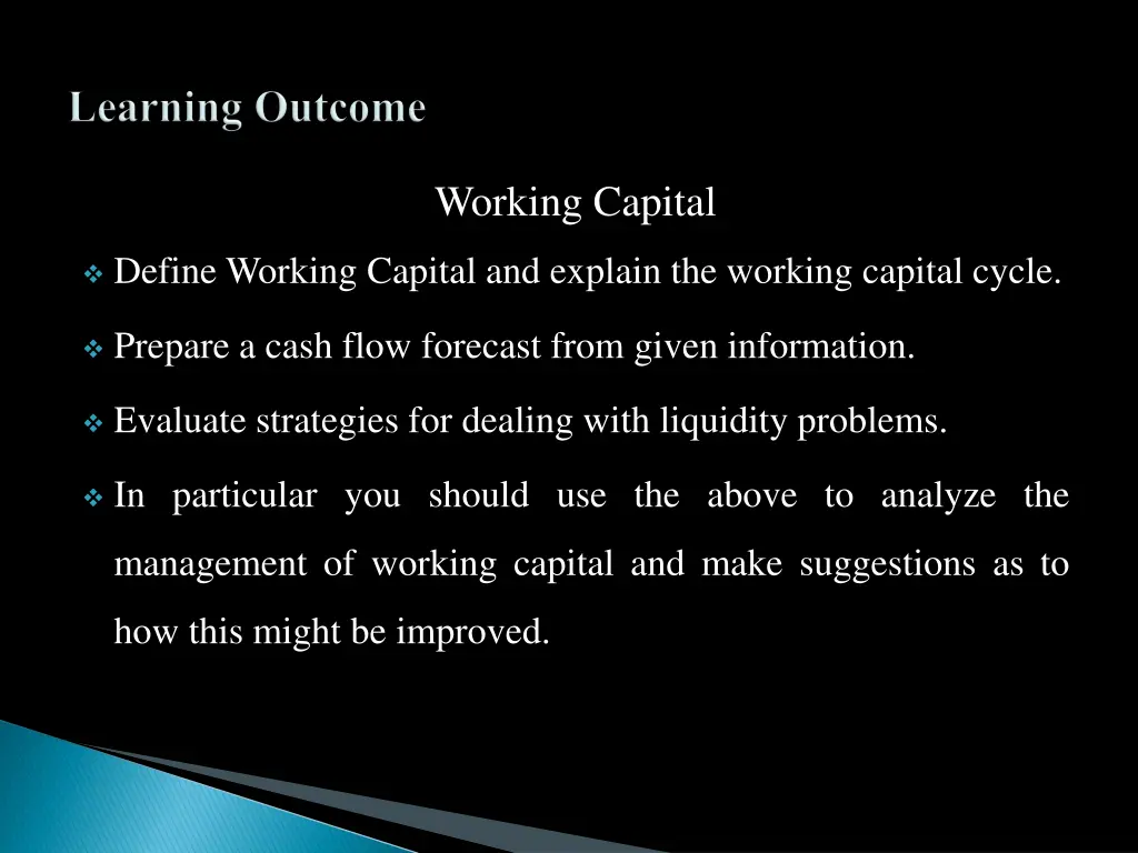 working capital 1