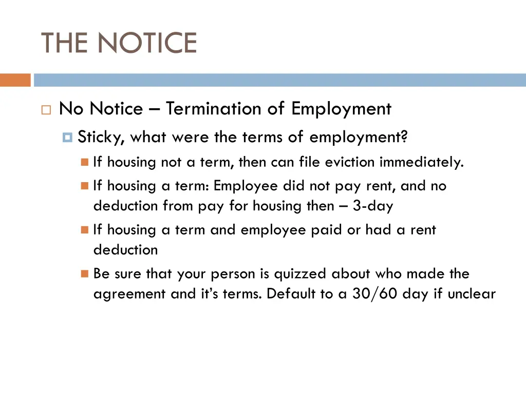 the notice 1