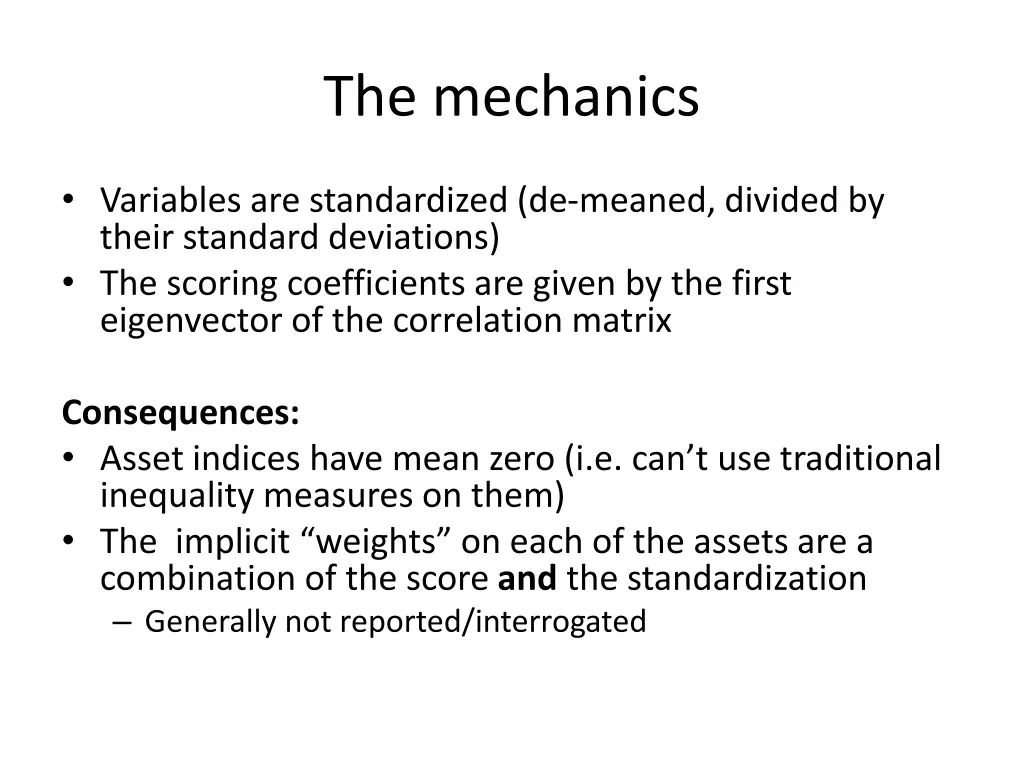the mechanics