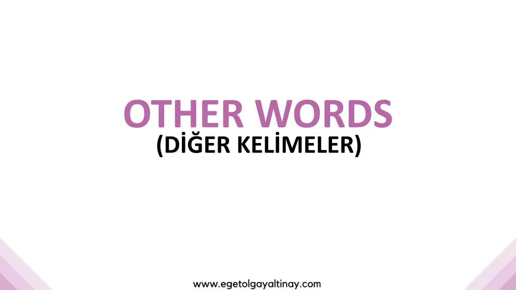 other words d er kel meler