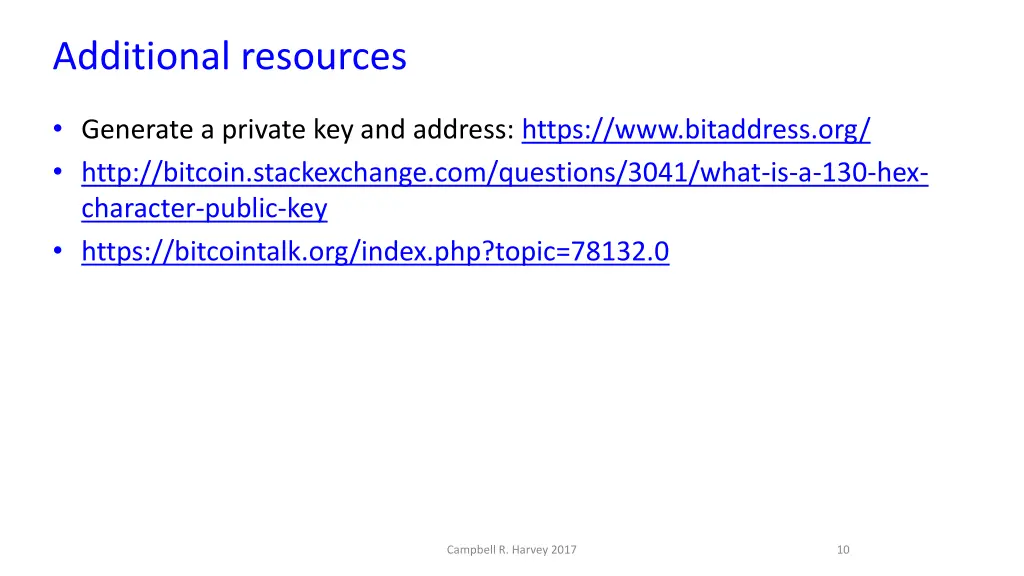 additional resources