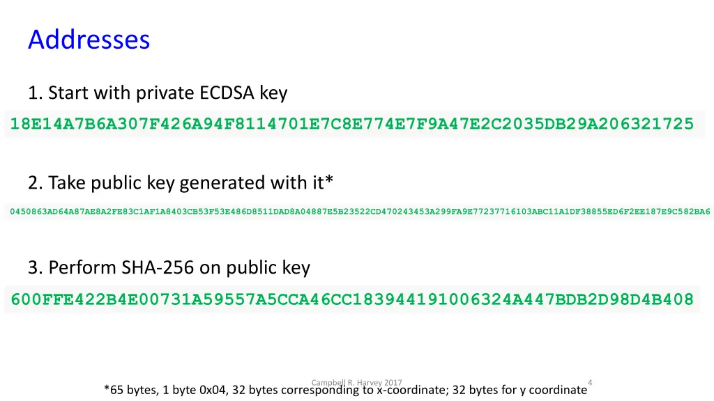addresses 2