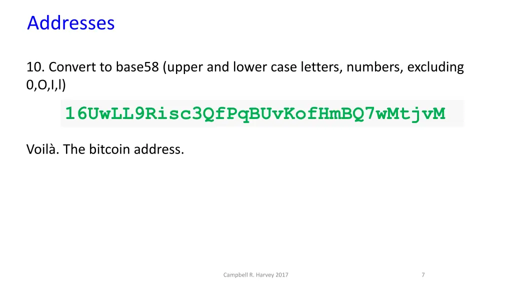addresses 5