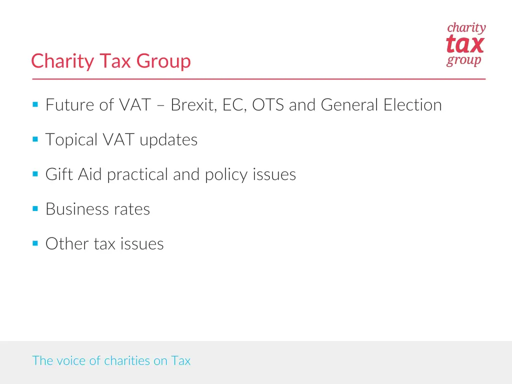 charity tax group 1