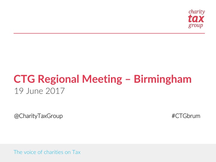 ctg regional meeting birmingham 19 june 2017